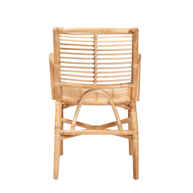 Seminyak Modern Bohemian Natural Rattan Lounge Chair, , alternate image number null