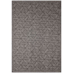 Carmel Pyramid Indoor/Outdoor Area Rug Aqua