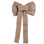 Burlap LED Wired Ribbon Bow, , alternate image number null