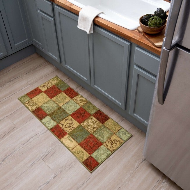 Floral Tile Multi 1' 8 inches X 3' 9 inches, , alternate image number null