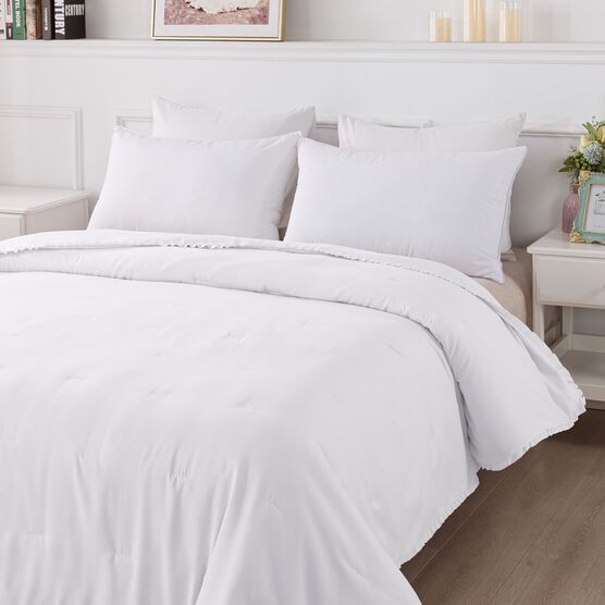 Ruffled Edge Down Alternative Blanket, , on-hover image number null