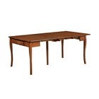 Long wooden table with drawers
