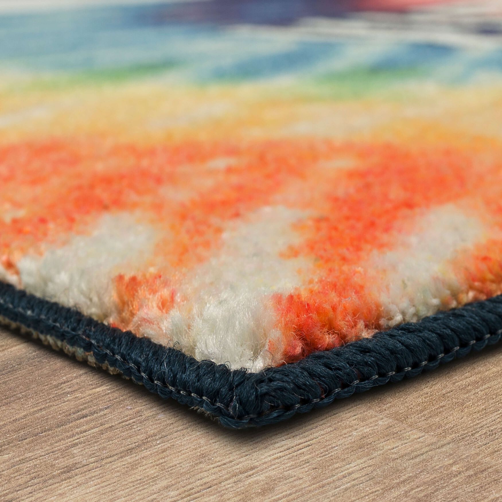 Tie Dye Vibes Multi Kitchen Rug, , on-hover image number 1