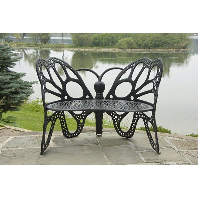 Butterfly Bench Black, BLACK, hi-res image number null