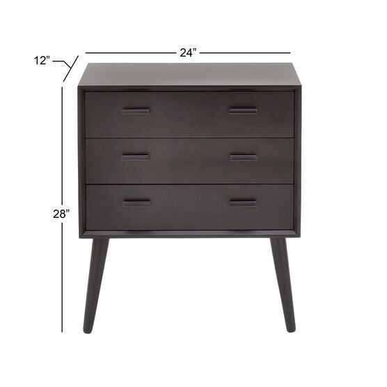 Black Pine Modern Chest, 29x24x12, , alternate image number null
