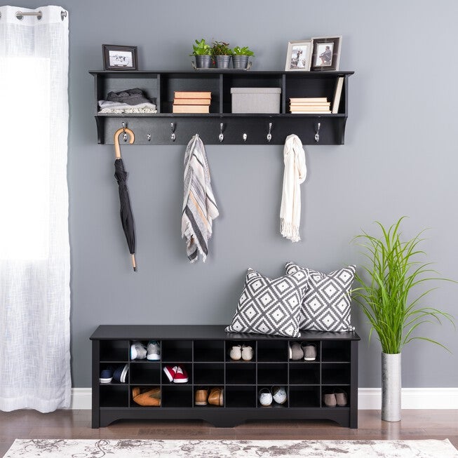 60 inches Wide Hanging Entryway Shelf, , alternate image number null