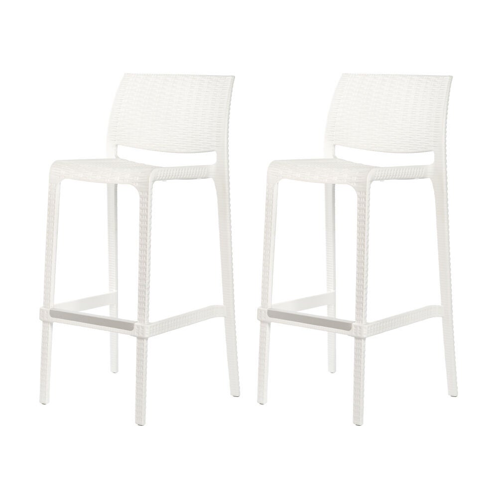 Rue Bar Stool, WHITE, on-hover image number 1