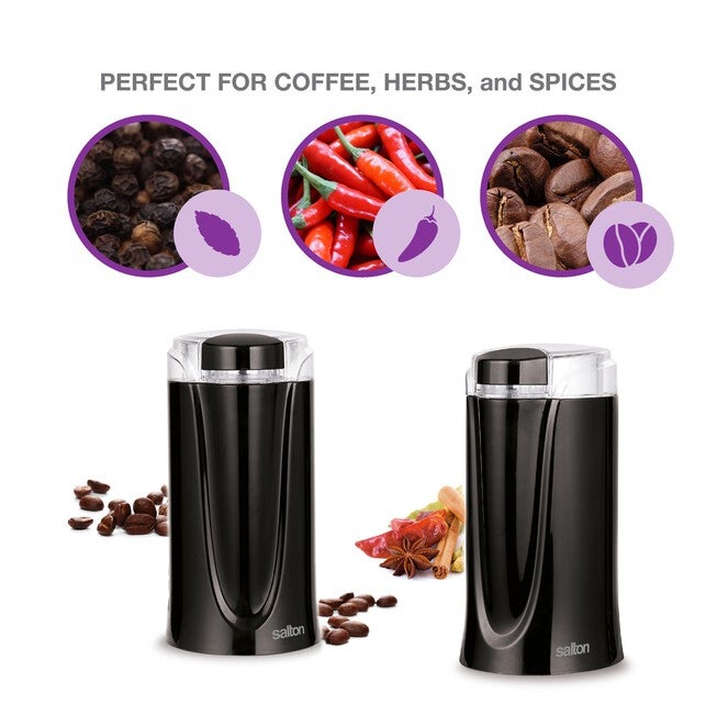 Coffee, Herb & Spice Grinder - Black, , alternate image number null