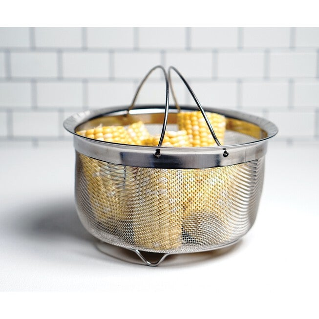 Mesh Basket - Folding Handles - 3qt, , alternate image number 3