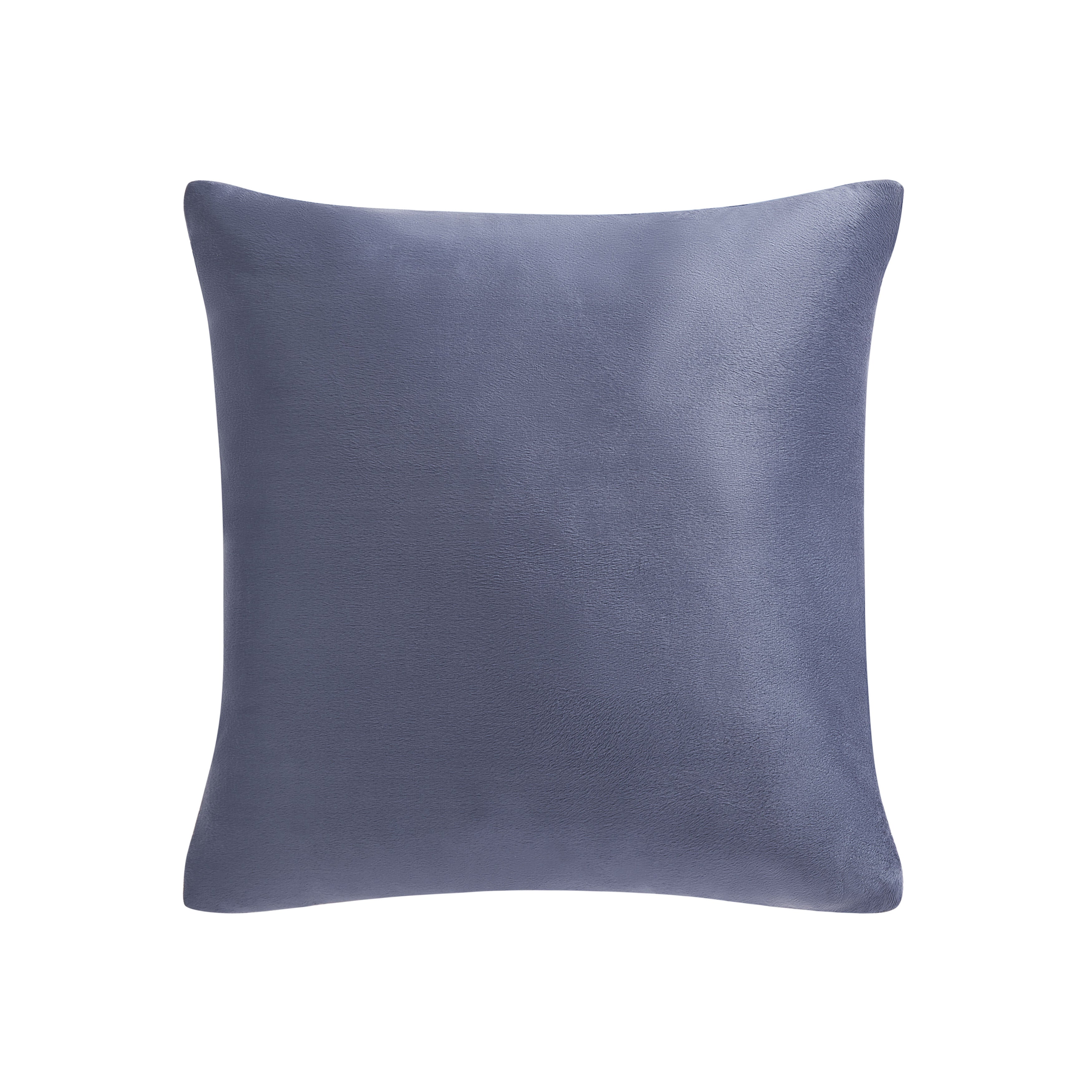 RIVERSIDE 20 inches SQUARE DECORATIVE THROW PILLOW, BLUE, on-hover image number 1