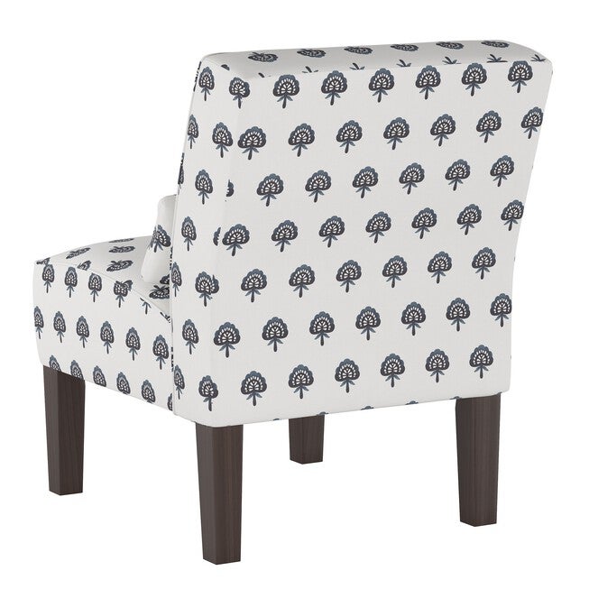 Block Paisley Armless Chair, , alternate image number null