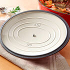 6-Lt. Cast Iron Enameled Oval Casserole, , on-hover image number null
