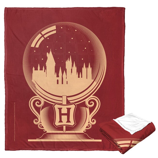 Wb Harry Potter Snowglobe Silk Touch Throw, O, hi-res image number 0