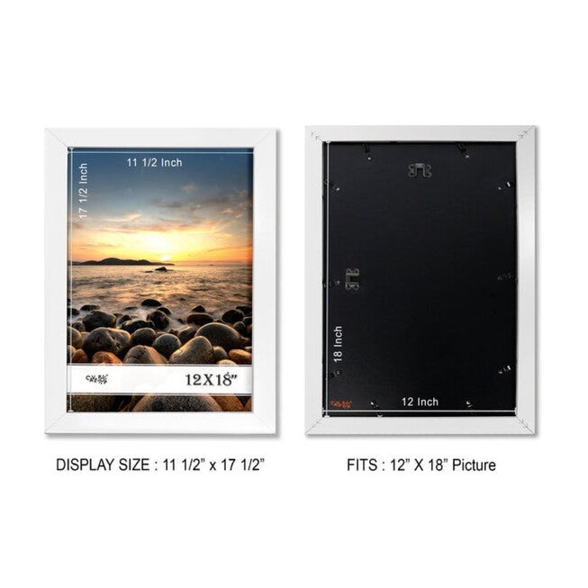 Black Wood Picture Frame With Polished Plexiglass, , alternate image number null