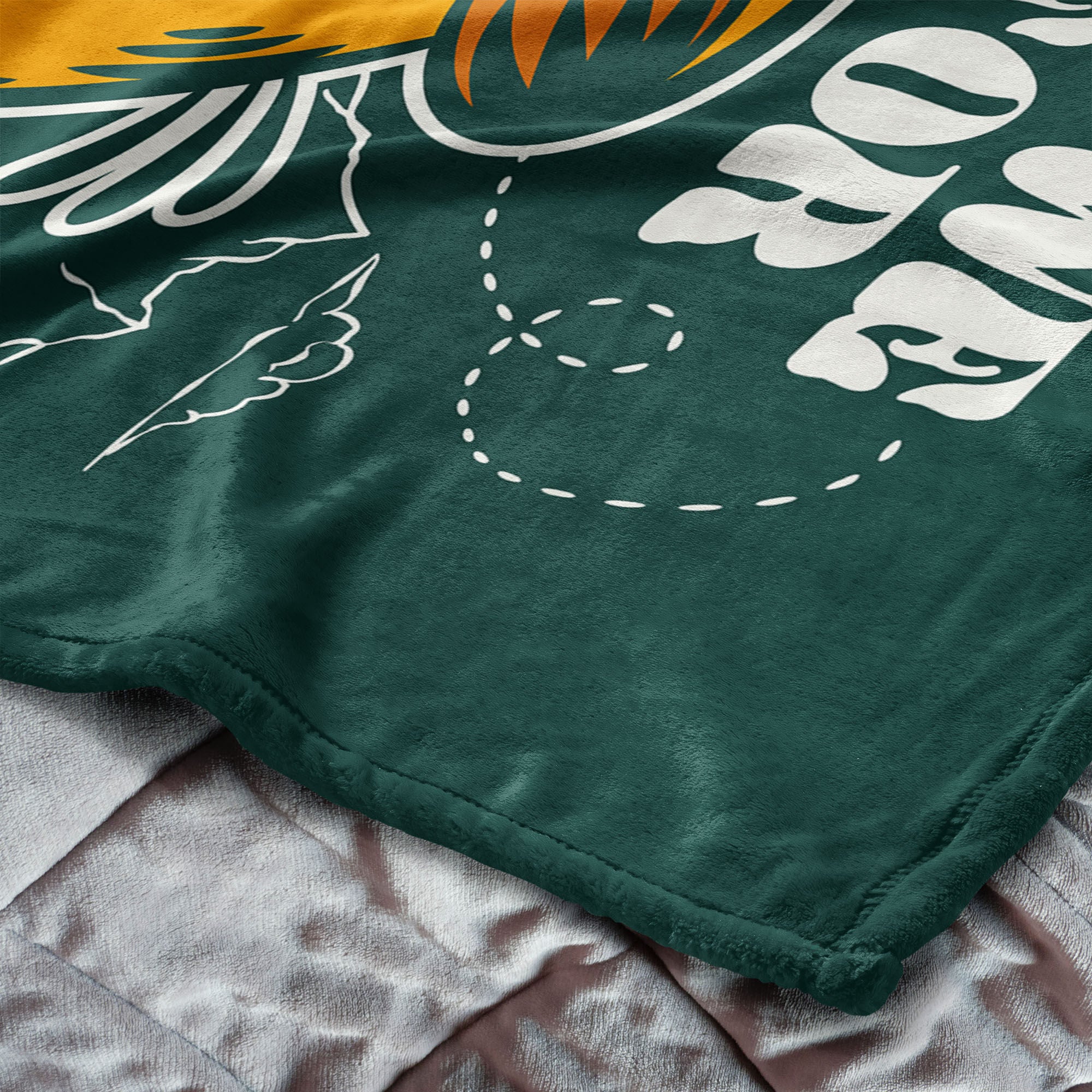 Nickelodeon Garfield Stop For Lunch Silk Touch Throw Blanket 50x60 Inches, GREEN, alternate image number 4