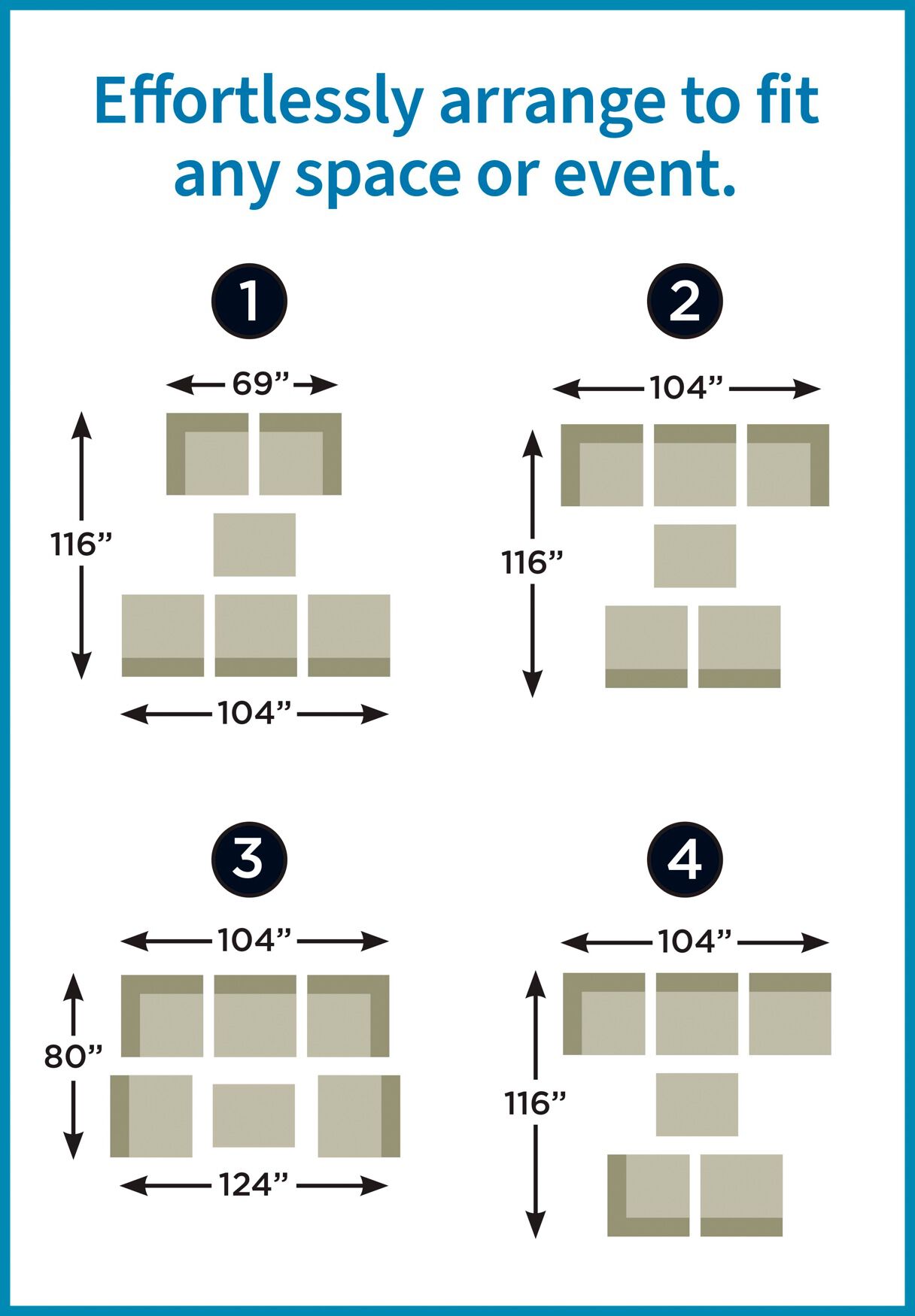 Indoor/Outdoor Santorini Modular Coffee Table, , alternate image number 11