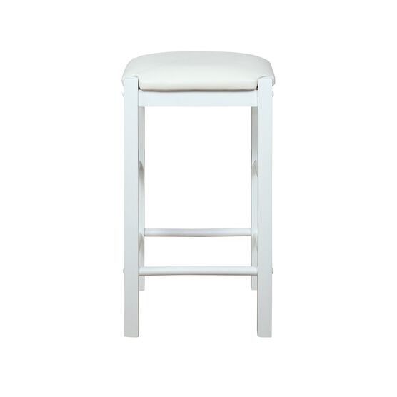 Lancer Backless Counter Stools, White - Set of Two, , alternate image number null
