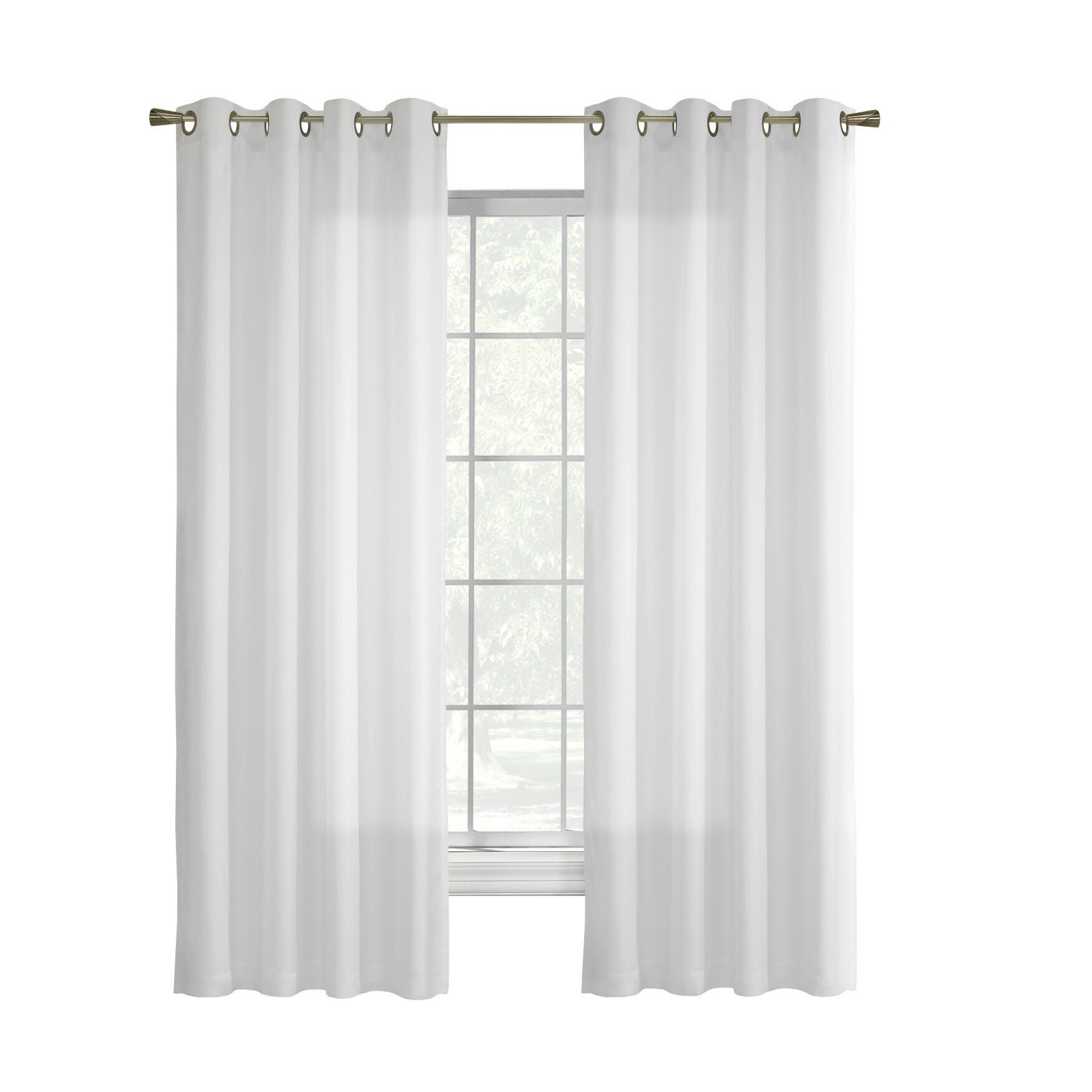 Rhapsody Lined Light Filtering Grommet Curtain Panel, , alternate image number 7