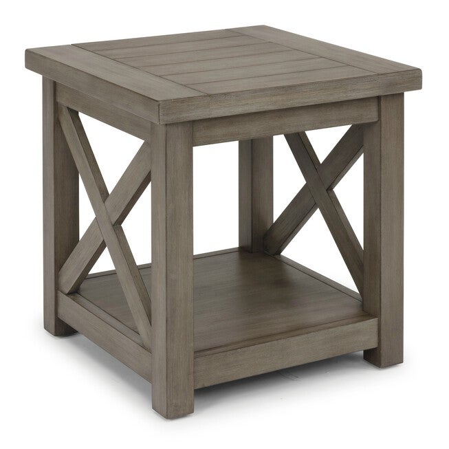 Mountain Lodge Gray Table, End, GRAY, hi-res image number null