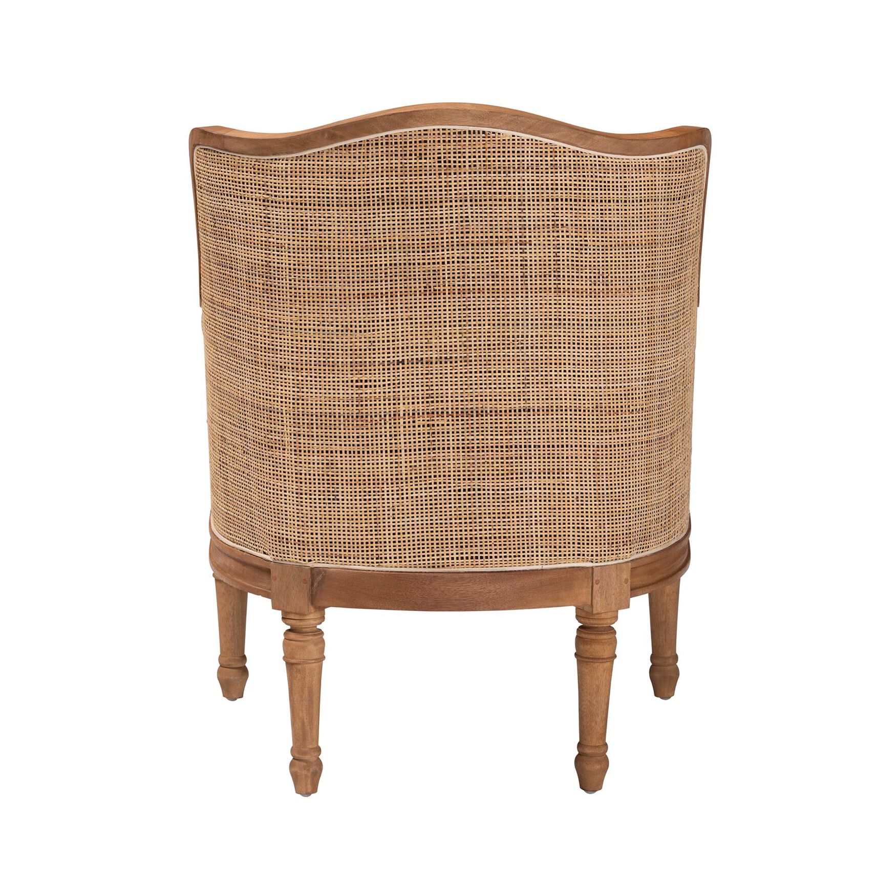 Elizette Traditional French Beige Fabric And Black Finished Wood Accent Chair, , alternate image number 3