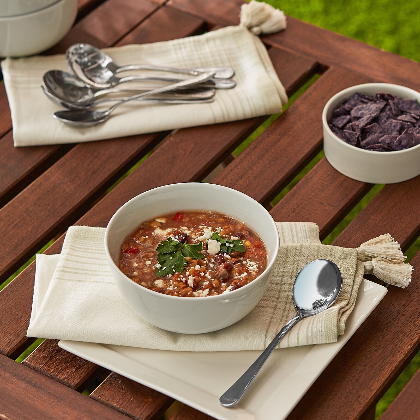 Soup Spoons Boxed Stainles Steel, Set 8, , on-hover image number 1