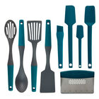 9 Piece Kitchen Utensil Set, GREEN GREY, hi-res image number null