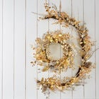 Pre-Lit Gold & Silver Wreath, , alternate image number null