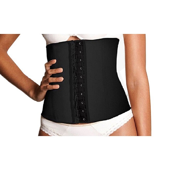 Premium Waist Trimmer Shapewear Corset Black Wellness, , alternate image number null