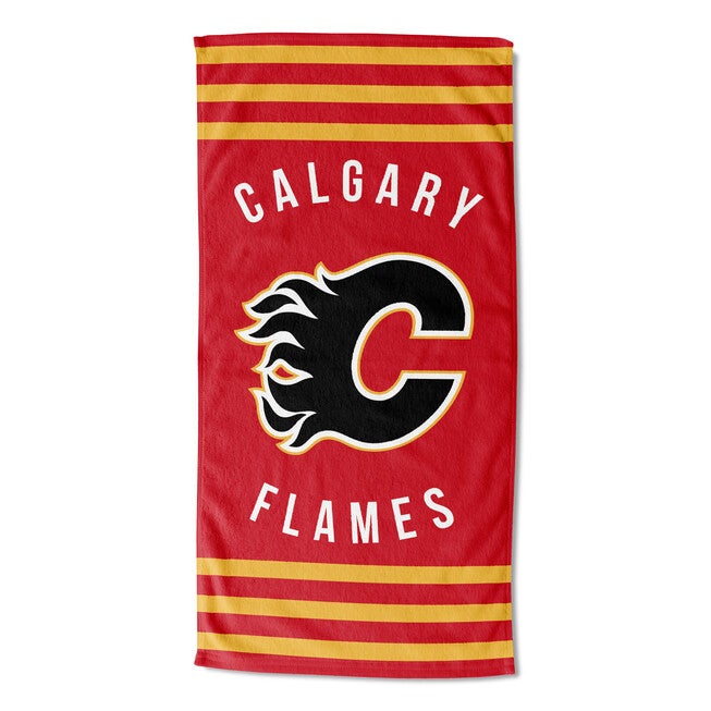 Flames Stripes Beach Towel, MULTI, hi-res image number null