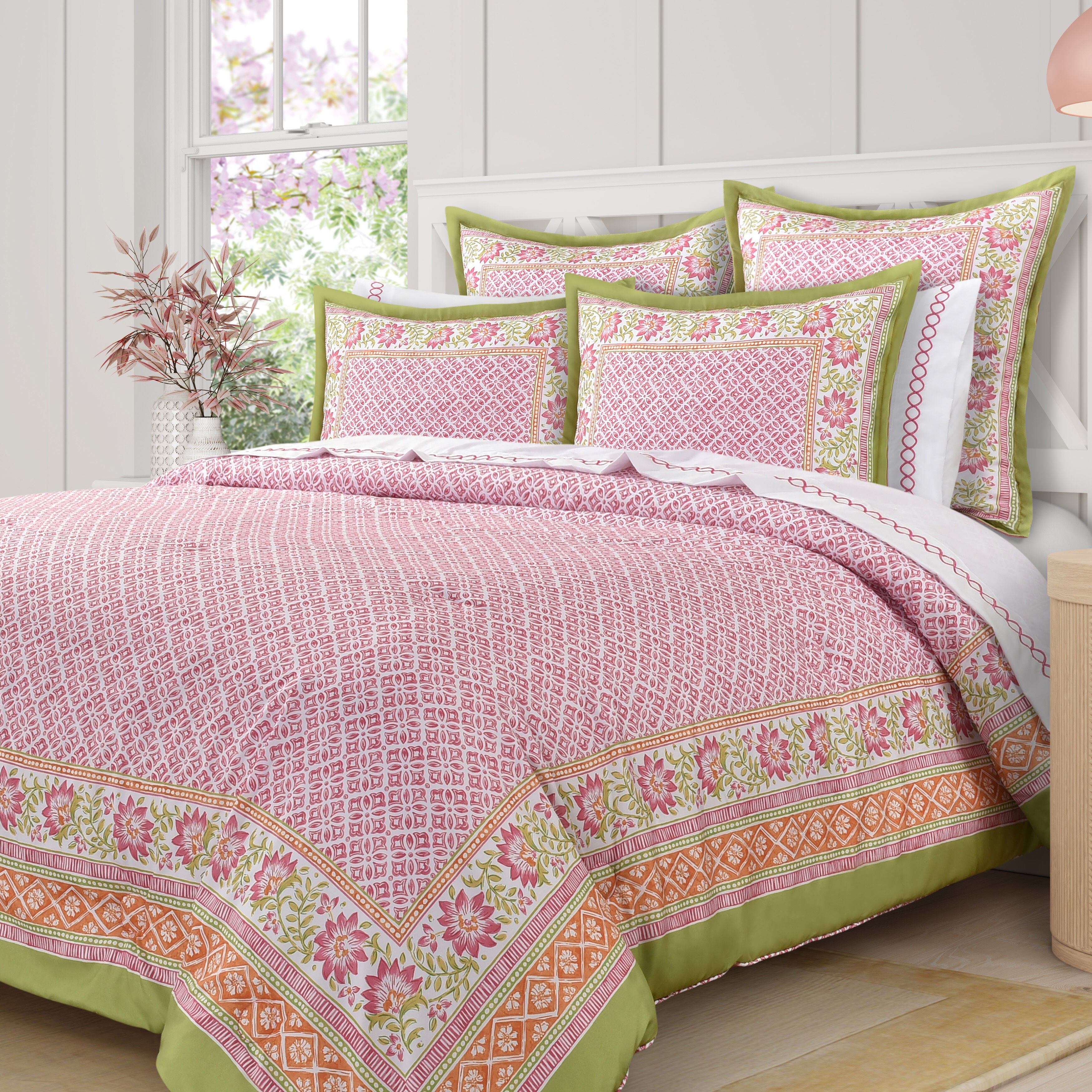 SHILOH TWIN/TWIN XL 2PC. COMFORTER SET, PINK, alternate image number 2