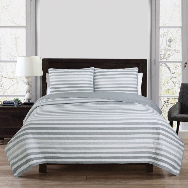 Sagaponack Quilt Set, GRAY, hi-res image number null