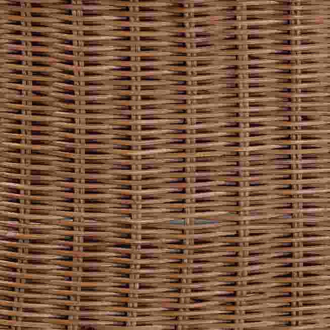 Close-up of rattan weave texture