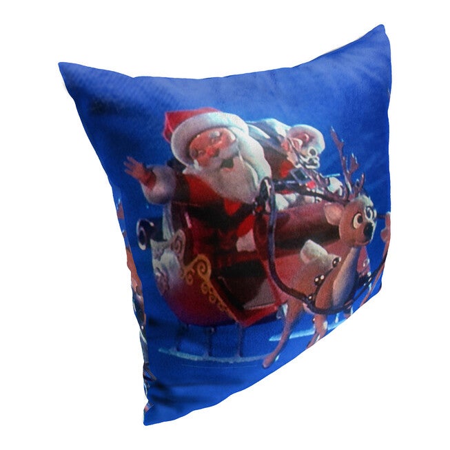 Wb Year Without A Santa Claushere Comes Santa 18X18 Printed Throw Pillow, , on-hover image number 1