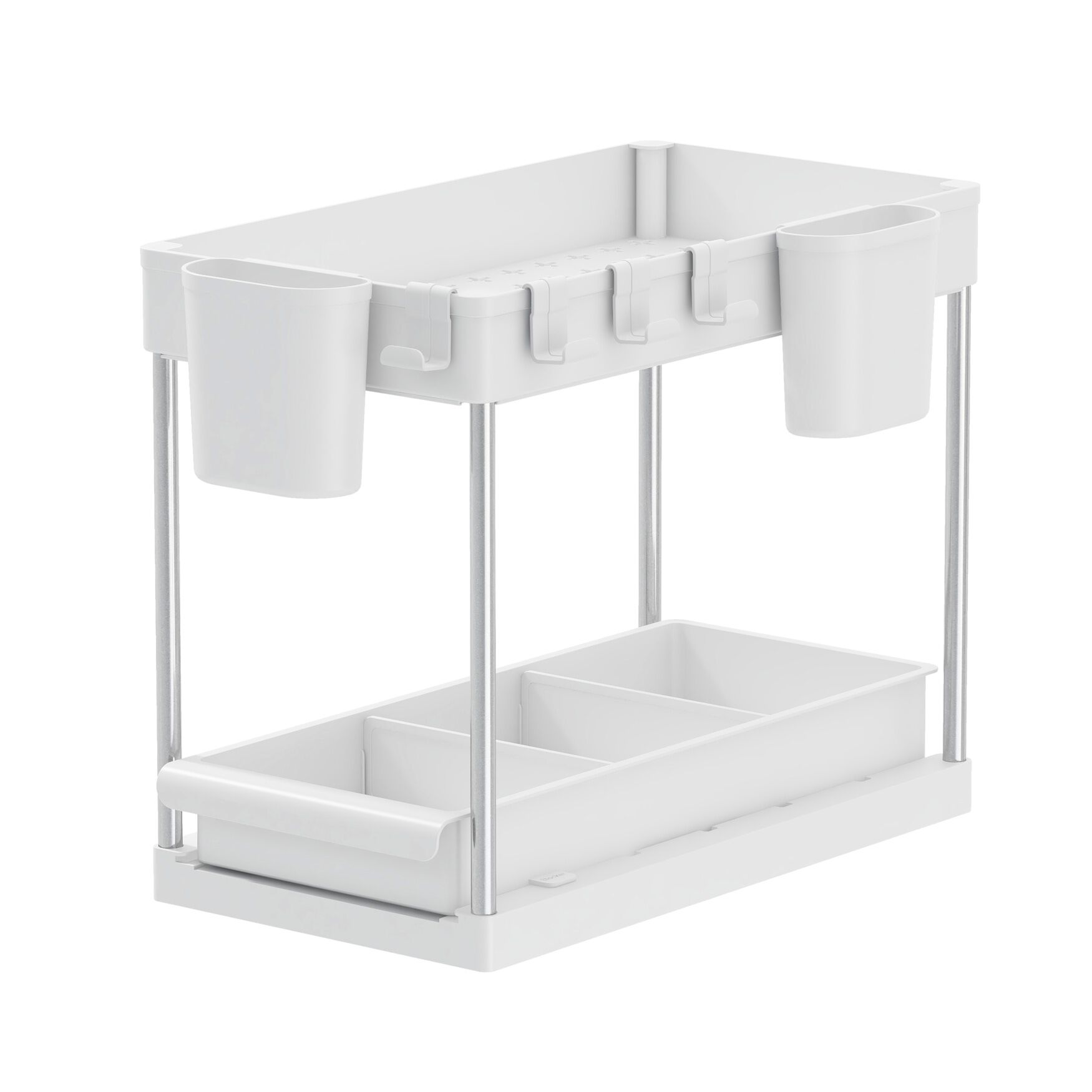 2 Shelf Under Sink Organizer W/ Drawer Catherines