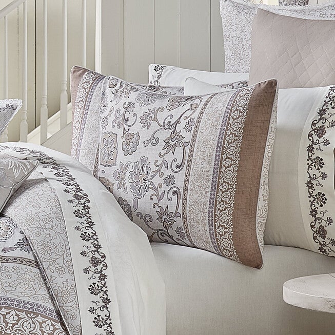Chelsea Grey 4 Piece Comforter Set, GRAY, alternate image number null