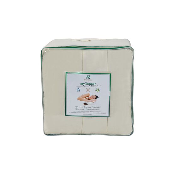myTopper™ 100% Washable Wool Mattress Topper, , alternate image number null