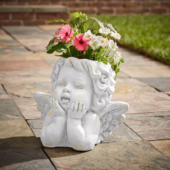 Angel Planter, STONE, hi-res image number null