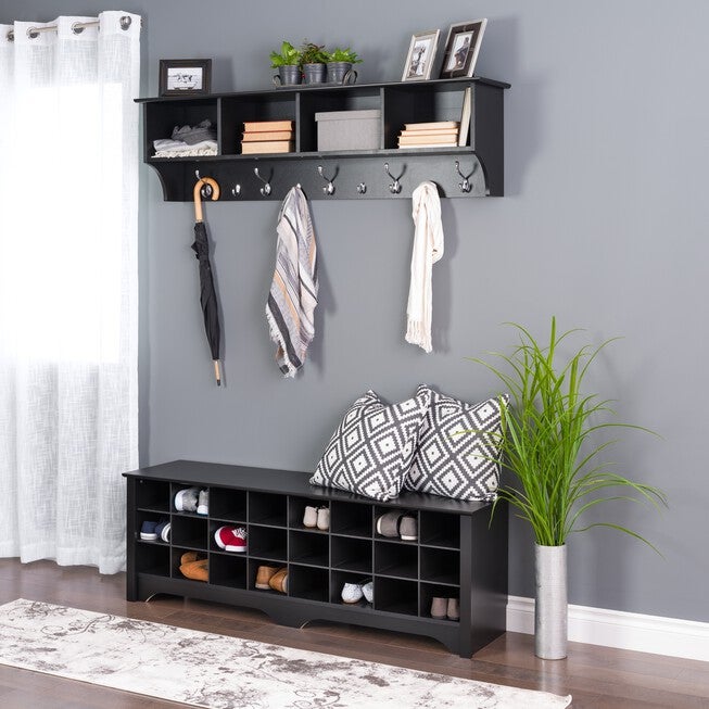 60 inches Wide Hanging Entryway Shelf, , alternate image number null