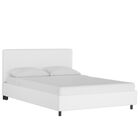 Twill Upholstered Platform Bed, TWILL WHITE, hi-res image number null