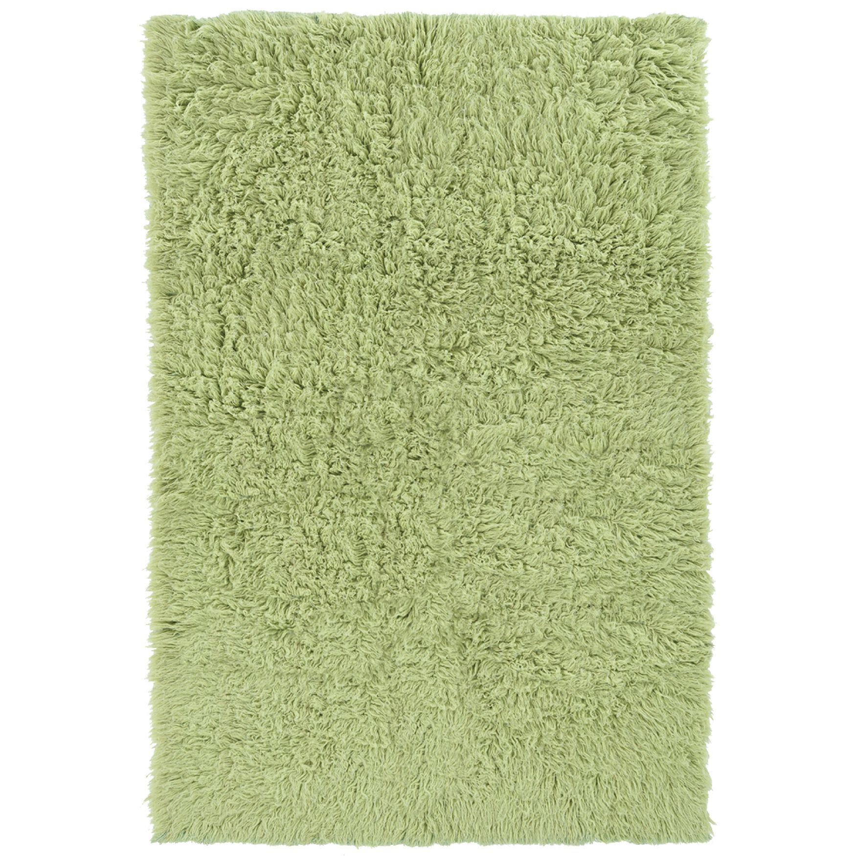 Flokati Lime Green Rug, LIME, hi-res image number 0
