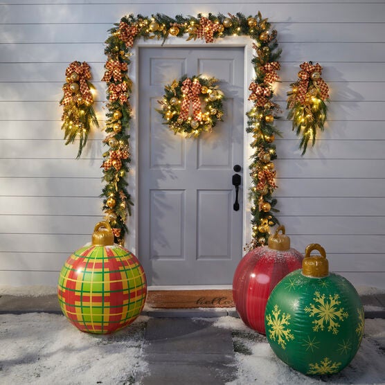 24" Inflatable Ornament, , on-hover image number null