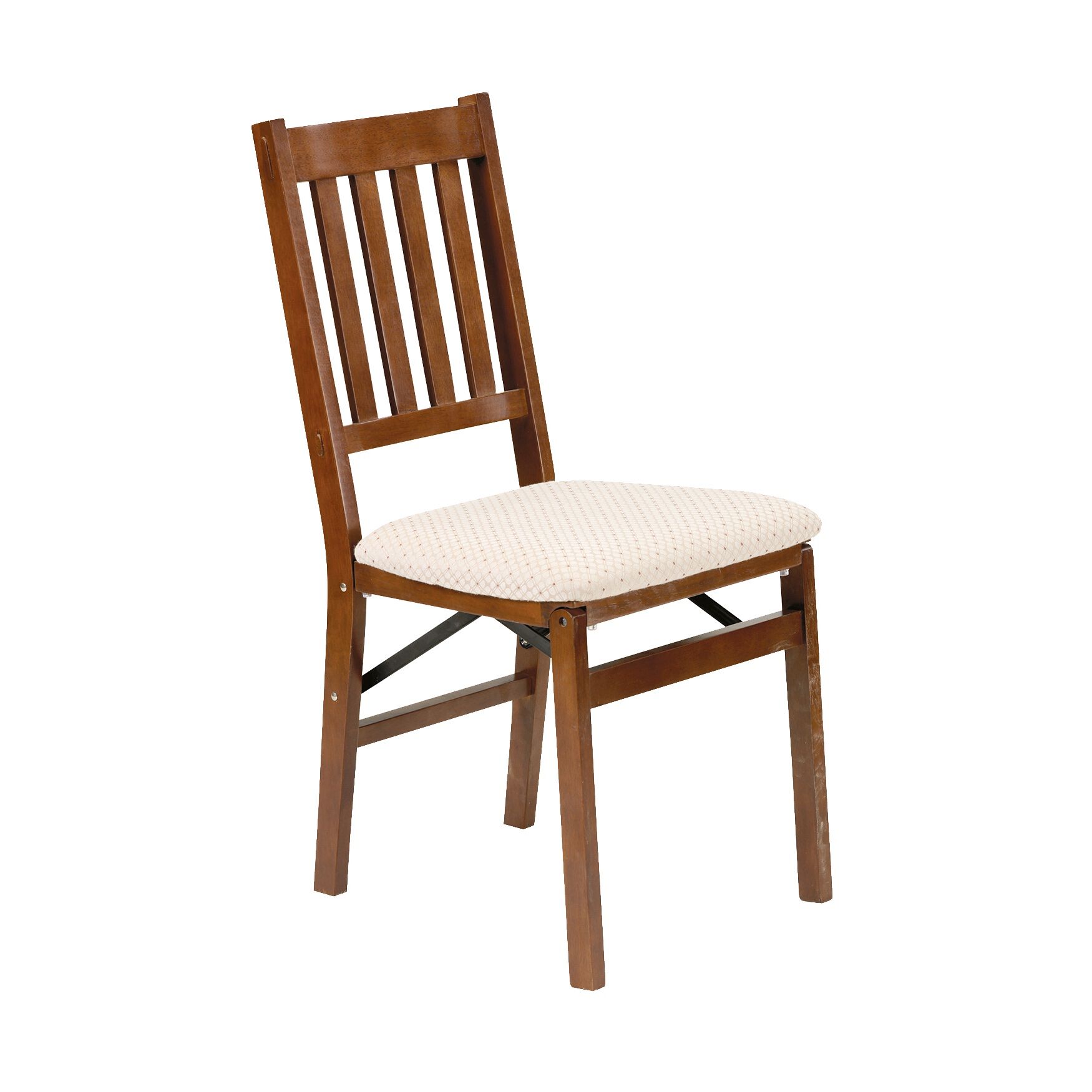 Arts And Craft Wood Folding Chairs, Set Of 2, FRUITWOOD, hi-res image number 0