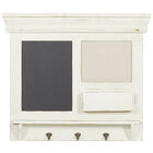 White Farmhouse Abstract Wood Wall Décor, WHITE, hi-res image number null