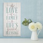 The love of a family is a life's greatest blessing Wall Art, , on-hover image number 1