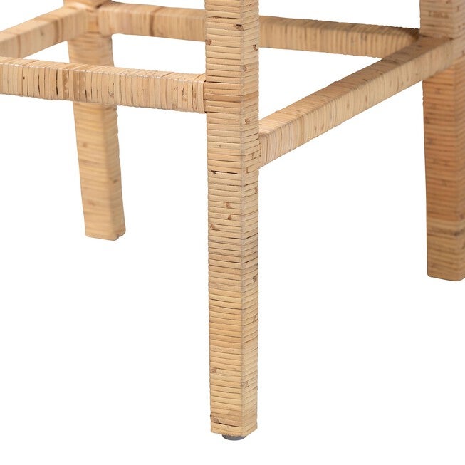 Sofia Bohemian Natural Rattan Bar Stool, NATURAL, alternate image number null