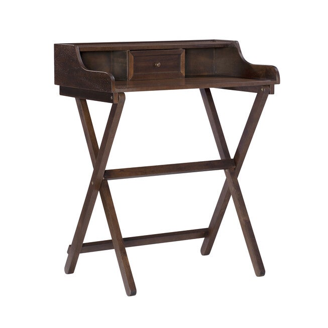 Coy Walnut Folding Desk, ANTIQUE WALNUT, hi-res image number 0