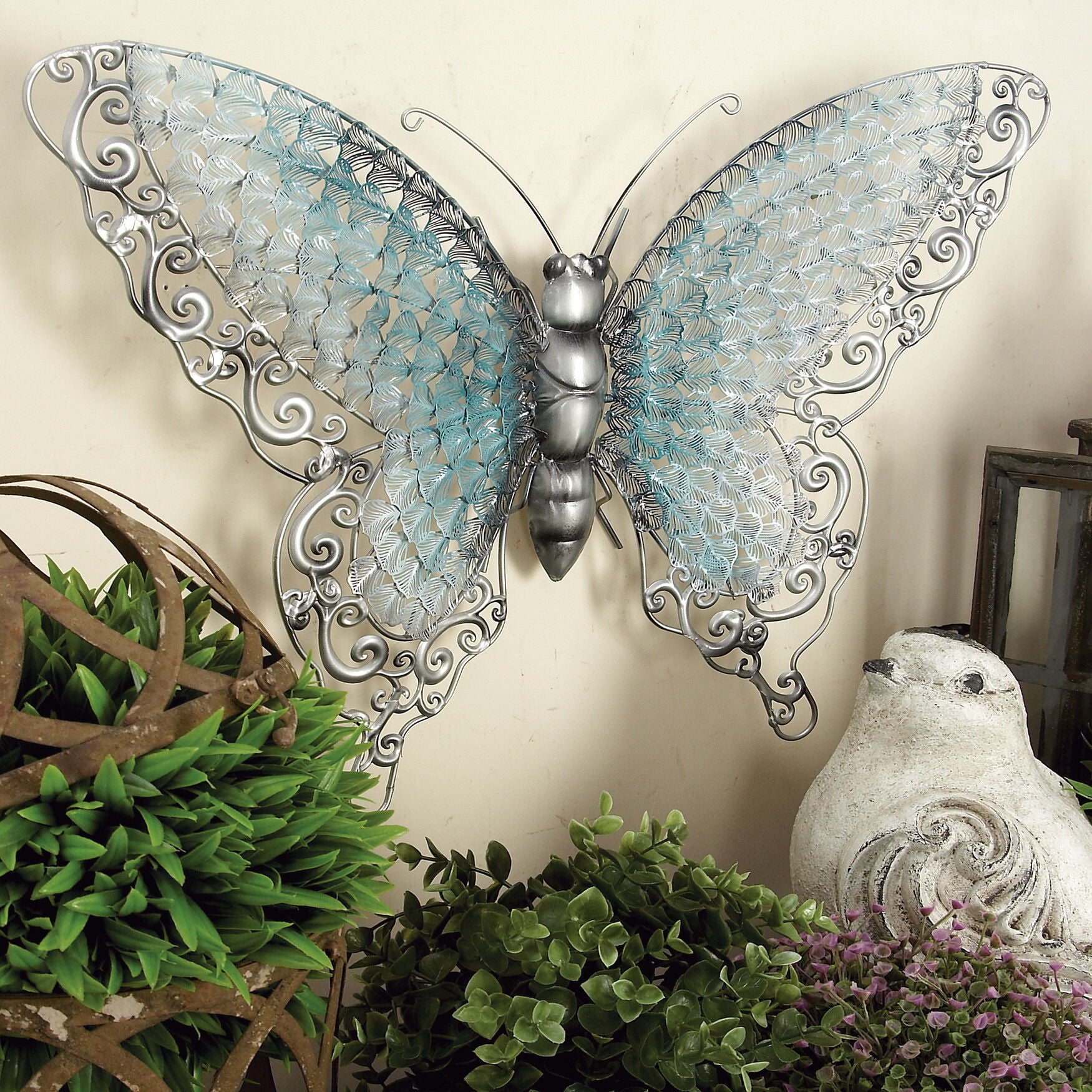 Silver Metal Eclectic Wall Decor, , alternate image number 9