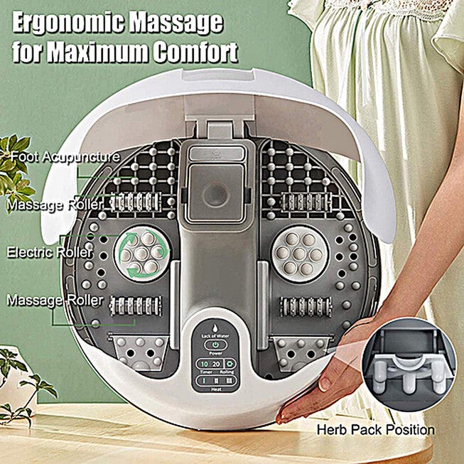 Therma Spa Double Foot Massager Wellness, , on-hover image number null