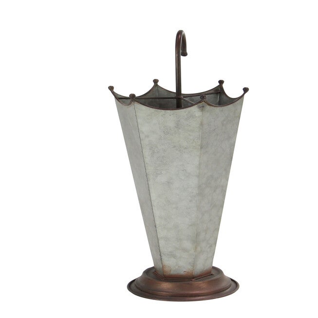 Grey Metal Farmhouse Storage Basket Storage Basket, , on-hover image number null