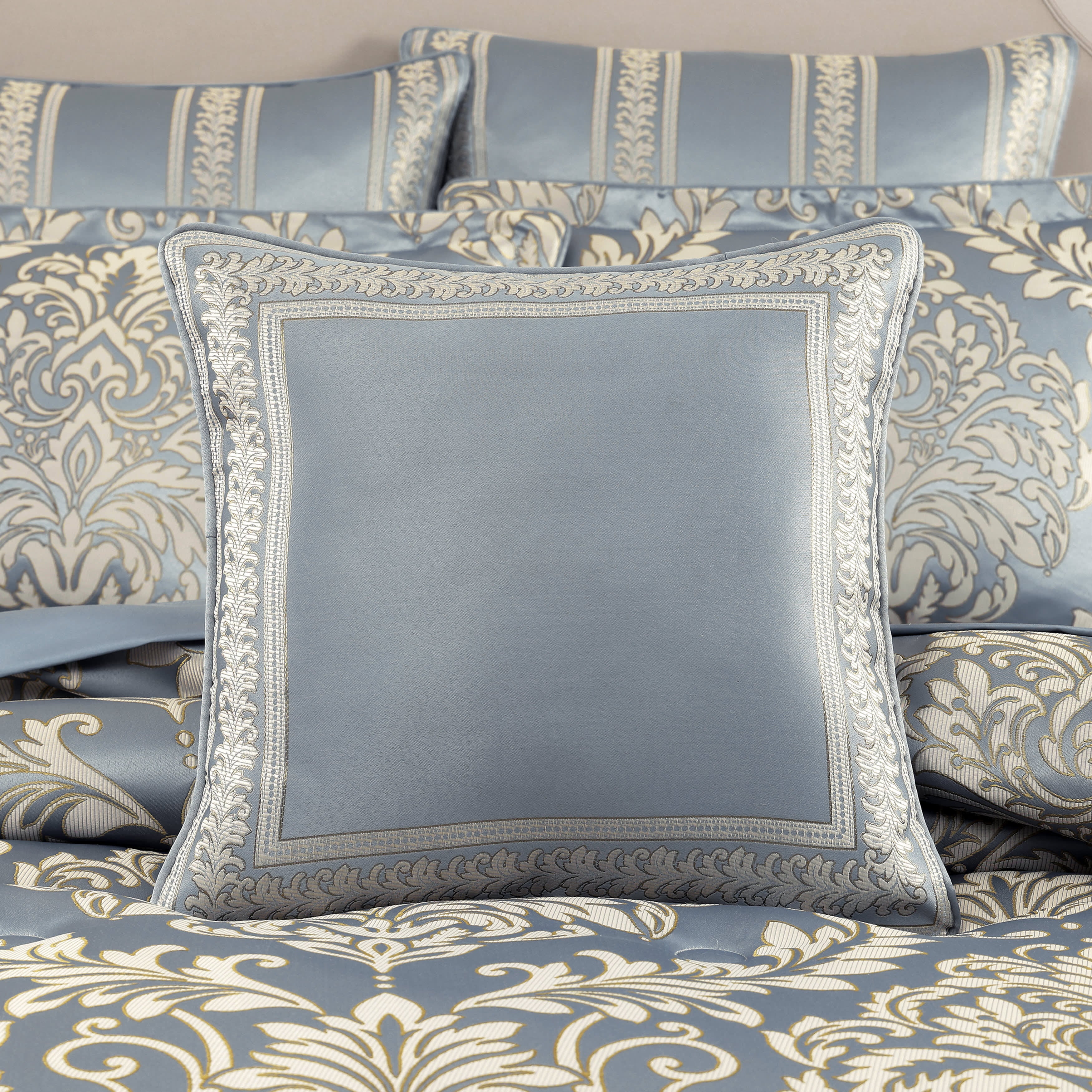 Lorenzo 18 Inch Square Decorative Throw Pillow, BLUE, alternate image number 1